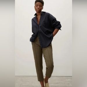 Everlane Dream Pant in Dark Green